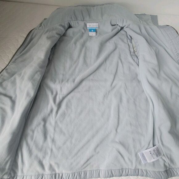 Columbia Women's Cedar Express Vest Size M Lined Gray Full Zip Puffer Jacket - Picture 8 of 13
